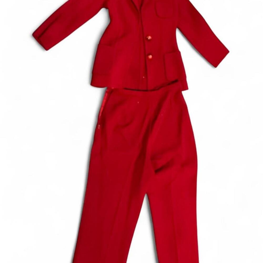 Caporicci roma vintage red tailored